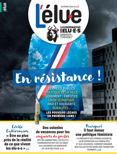 Couverture de la revue L'élu.e novembre 2023